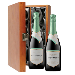 Buy & Send Nyetimber Demi-Sec English Sparkling Wine 75cl Twin Luxury Gift Boxed (2x75cl)