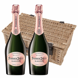 Buy & Send Perrier Jouet Blason Rose Champagne 75cl Twin Hamper (2x75cl)
