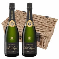 Buy & Send Pol Roger Brut 2018 Vintage Champagne 75cl Twin Hamper (2x75cl)