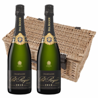 Buy & Send Pol Roger Brut 2018 Vintage Champagne 75cl Twin Hamper (2x75cl)