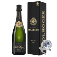 Buy & Send Pol Roger Brut 2013 Vintage Champagne 75cl And Bottle Stopper