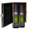 Buy & Send Pol Roger Cuvee Sir Winston Churchill 2015 Champagne 75cl Twin Luxury Elm Wood Gift Box (2x75cl)