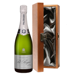 Buy & Send Pol Roger Pure Extra Brut Champagne 75cl in Luxury Gift Box