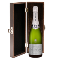 Buy & Send Pol Roger Pure Extra Brut Champagne 75cl in Luxury Elm Wood  Gift Box