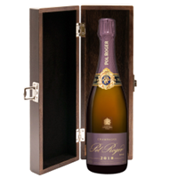 Buy & Send Pol Roger Rose 2018 Vintage Champagne 75cl in Luxury Elm Wood  Gift Box