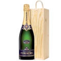 Buy & Send Pommery Brut Apanage Champagne 75cl In Pine Gift Box