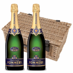 Buy & Send Pommery Brut Apanage Champagne 75cl Twin Hamper (2x75cl)