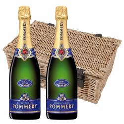 Buy & Send Pommery Brut Royal Champagne 75cl Twin Hamper (2x75cl)
