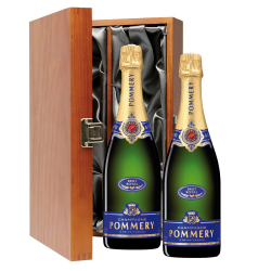 Buy & Send Pommery Brut Royal Champagne 75cl Twin Luxury Gift Boxed (2x75cl)