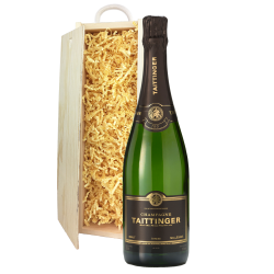 Buy & Send Taittinger Brut Vintage Champagne 2014 75cl In Pine Gift Box