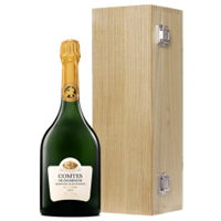 Buy & Send Taittinger Comtes de Grand Crus Champagne 2013 75cl Oak Luxury Gift Boxed