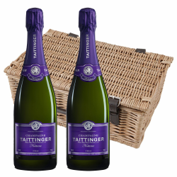 Buy & Send Taittinger Nocturne Champagne 75cl Twin Hamper (2x75cl)