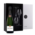 Buy & Send Taittinger Brut Reserve Champagne & Paradoxe 2 Flute Gift Set 75cl
