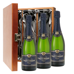 Buy & Send Taittinger Prelude Grands Crus Champagne 75cl Three Bottle Luxury Gift Box