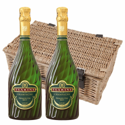 Buy & Send Tsarine Premier Cru Brut Champagne 75cl Twin Hamper (2x75cl)