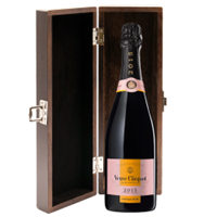 Buy & Send Veuve Clicquot Vintage Rose 2015 75cl in Luxury Elm Wood  Gift Box