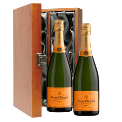 Buy & Send Veuve Clicquot Yellow Label Brut 75cl Twin Luxury Gift Boxed (2x75cl)