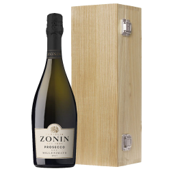 Buy & Send Zonin Prosecco Cuvee DOC 1821 75cl Oak Luxury Gift Boxed