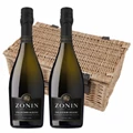 Buy & Send Zonin Valdobbiadene DOCG Millesimato Extra Dry 75cl Twin Hamper (2x75cl)